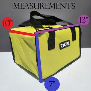 NEW Ryobi Medium Toolbag Tool bag Toolbox Father's Day Gift Canvas Tool Bag Tool